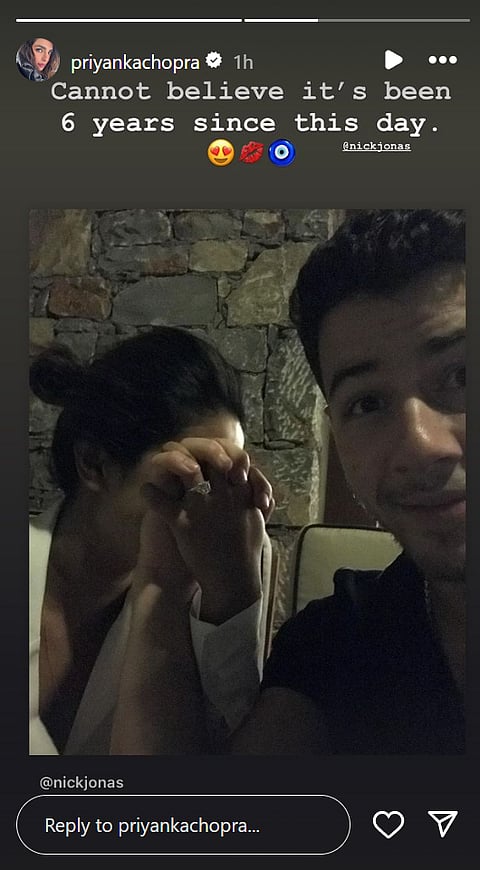 Priyanka Chopra on her Instagram Stories